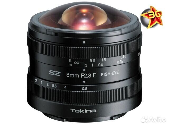 Объектив Tokina SZ 8mm f/2.8 Fisheye MF Sony E