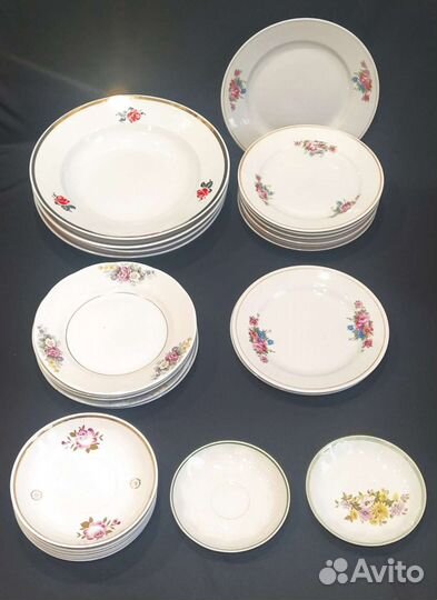 Тарелки, блюдца, СССР