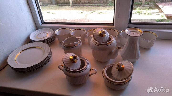 Набор столовой посуды, сервиз Чайка, СССР