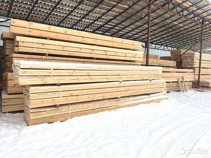 Доска обрезная 40х150х6000мм