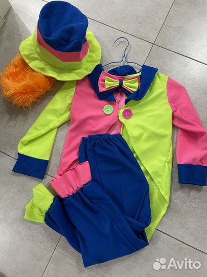 Новогодний костюм клоун, джокер, скоморох