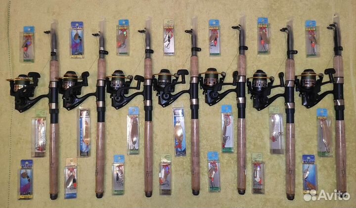 Спиннинги в сборе