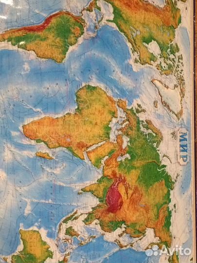 Карта мира на стену