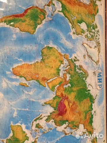 Карта мира на стену