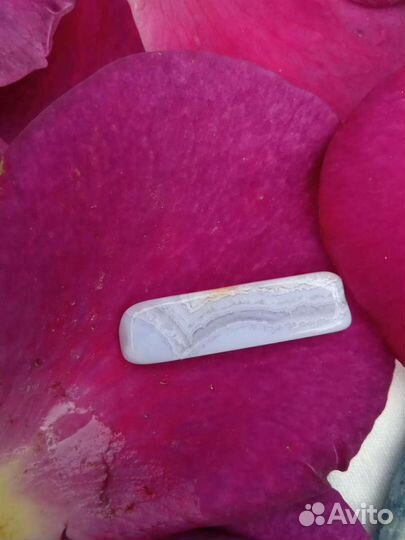 Хальцедон голубой(окатанный)