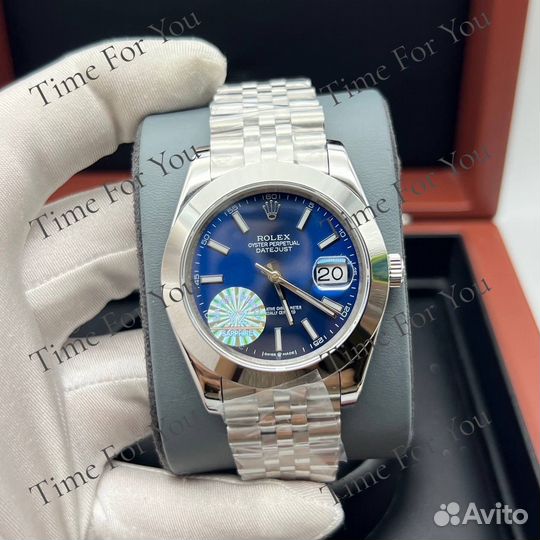 Часы мужские Rolex Datejust синие