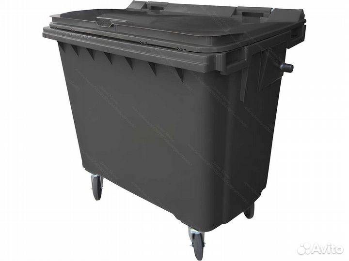 Мусорный пластиковый бак 770л 0.77-4049