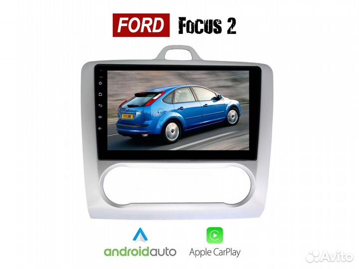 Topway Ford Focus 2 климат LTE CarPlay 2/32gb