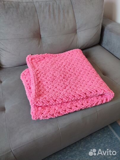 Вязанный плед детский