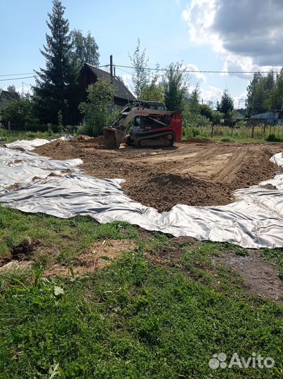 Выравнивание, отсыпка, раскорчевка, дренаж, вывоз