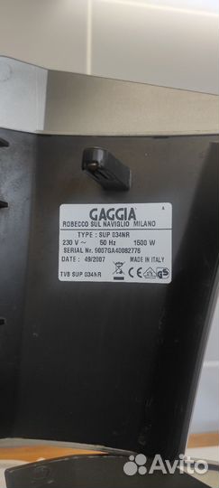 Кофемашина gaggia platinum swing