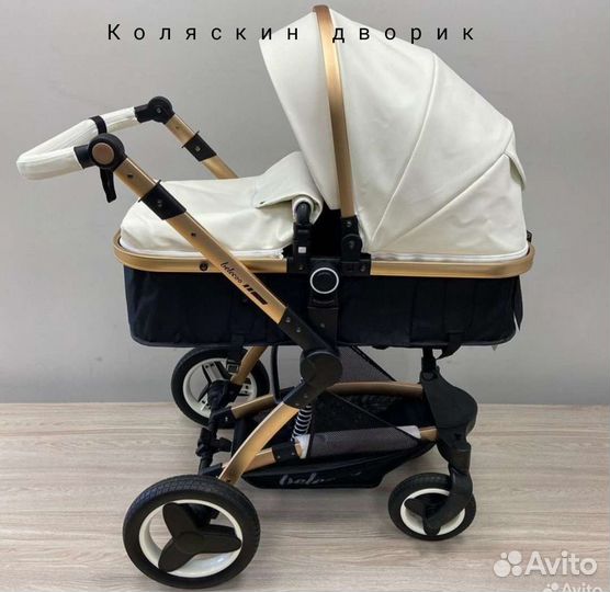 Коляска Belecoo 3 в 1 ; Эко кожа