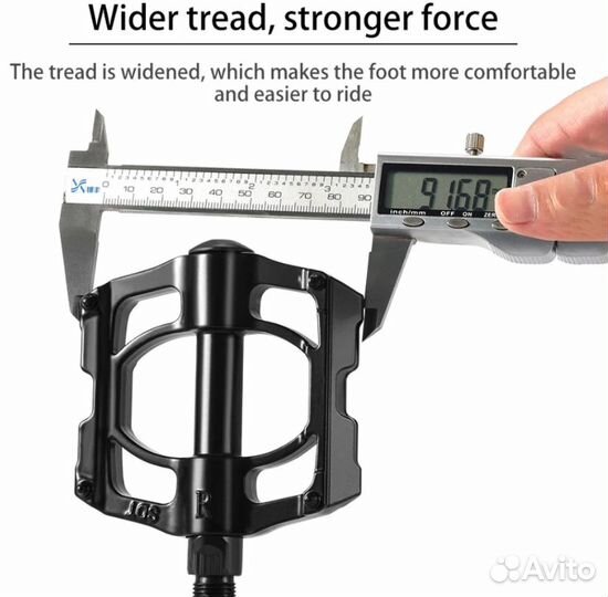 Велосипедные педали на трех подшипниках