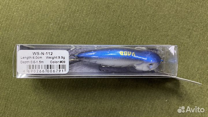 Воблер 6 см 9.9 гр SR-S Цвет 09