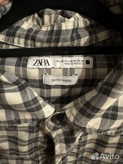 Мужская рубашка zara xl
