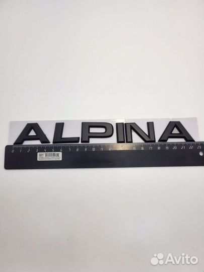 Надпись шильдик Alpina