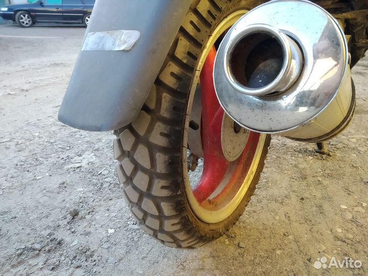 Vento скутер на ходу