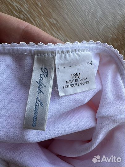 Купальник детский ralph lauren 18 мес