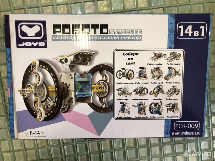 Конструктор на солнечной батарее Solar Robot