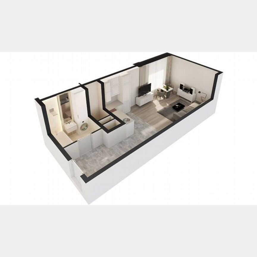 Апартаменты-студия, 33,7 м², 11/30 эт.