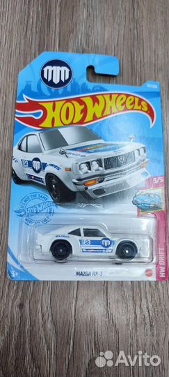 Машинки Hot Wheels:Mazda RX-3,Mercedes, Dodge