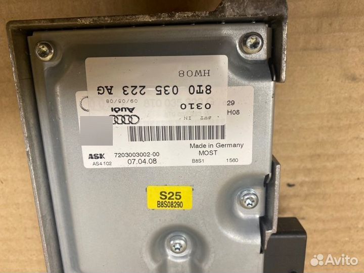 Усилитель акустический Audi A4 B8 cala 2008