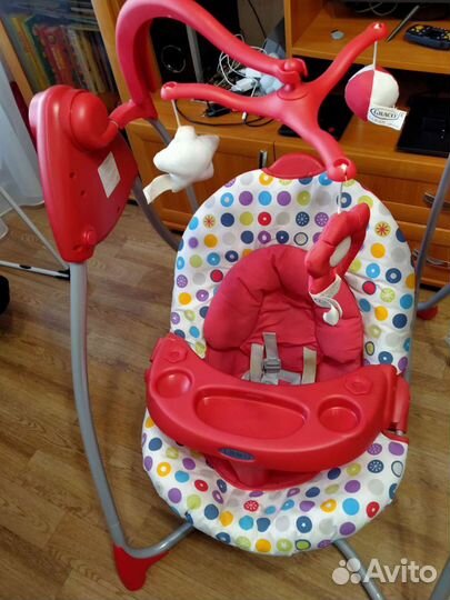 Детские электронные качели для новорожденных