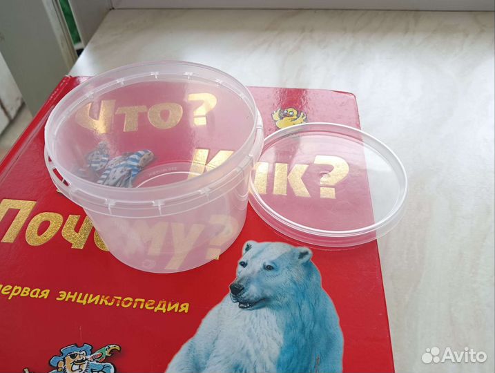 Пластиковый контейнер с крышкой