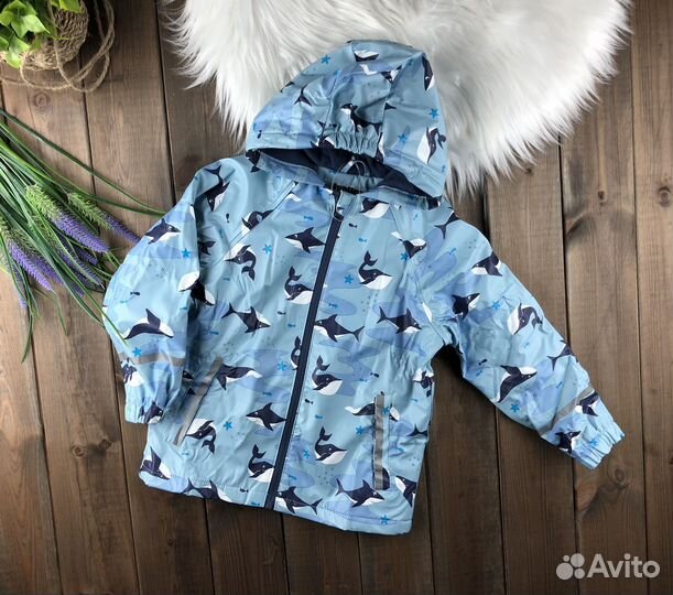 Ветровка дождевик на мальчика 110 116 Lupilu