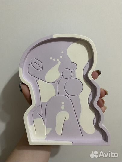 Подставки под украшения из гипса