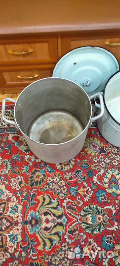 Бак алюминевый и эмалированный