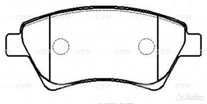 CTR ckrn-27 Колодки renault (megane II,scenic II,k