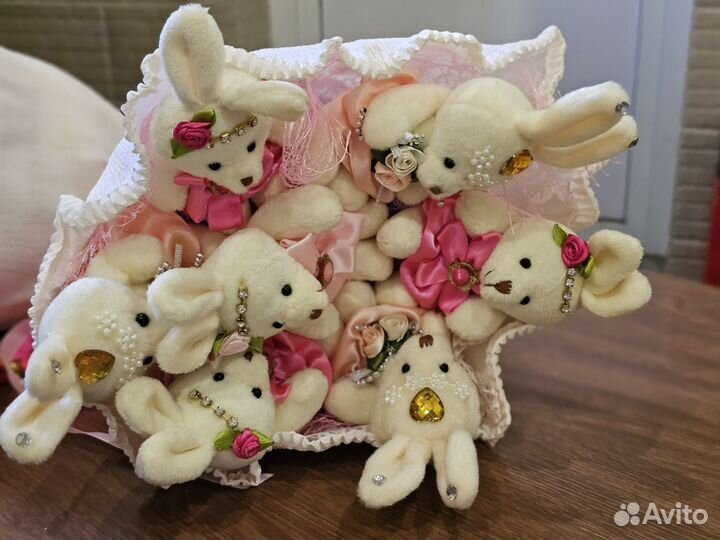 Букеты из мягких игрушек