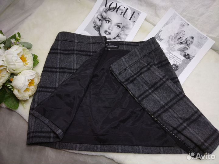 Юбка мини теплая размер 42 44