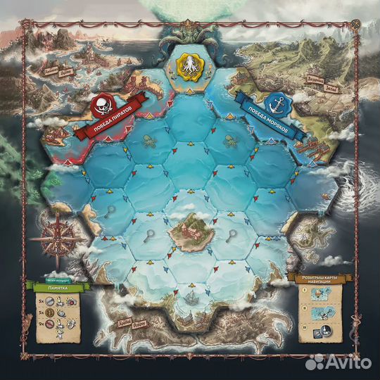 Игра Кто накормит Кракена Компактная версия