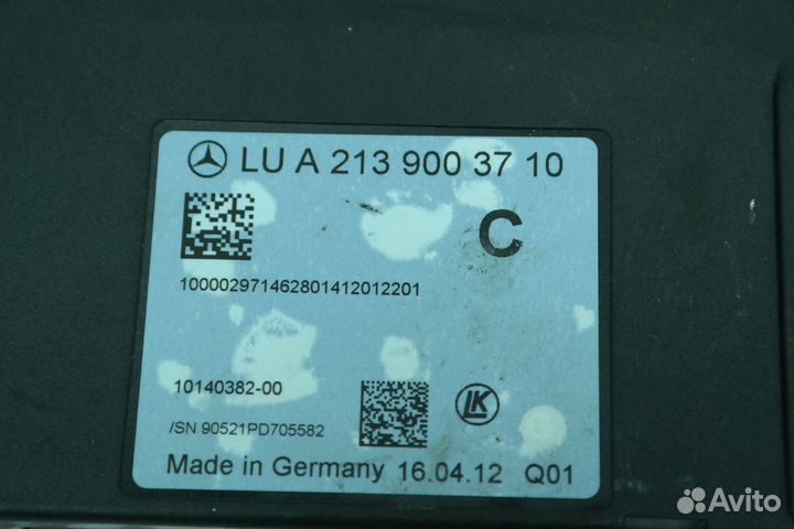 Блок управления Mercedes E W213 2016