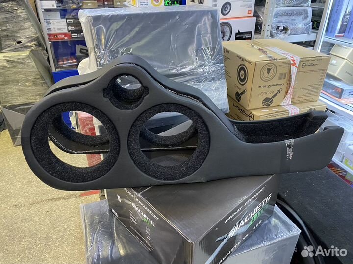 Акустический подиум Ваз 2110 16+16+рупор