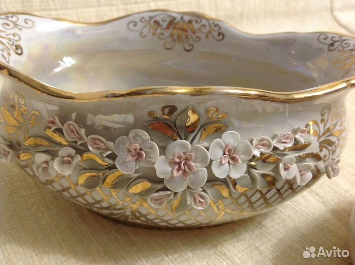 Конфетница Винтаж Кисловодский фарфор