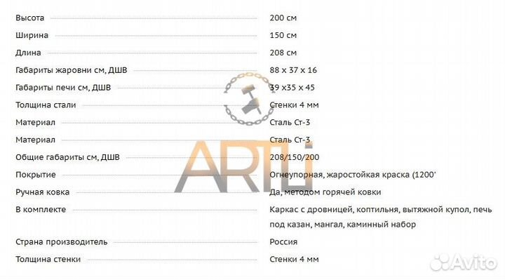 Кованый Мангал 