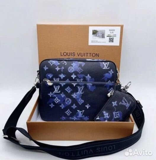 Сумка мужская louis vuitton trio messenger
