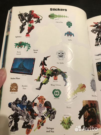 Книга со стикерами Hero Factory