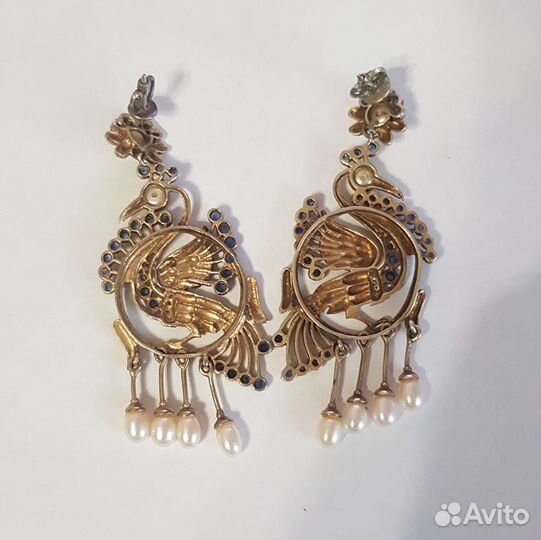 Серебряные серьги 