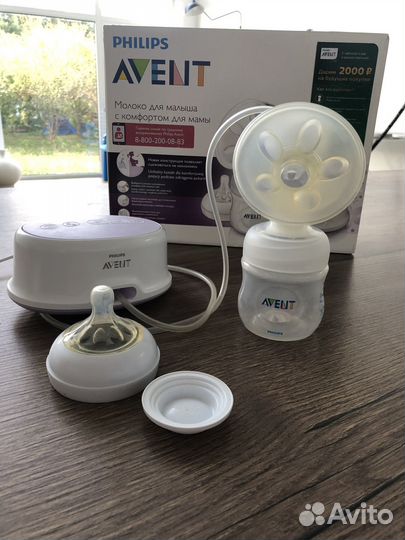 Молокоотсос avent электрический