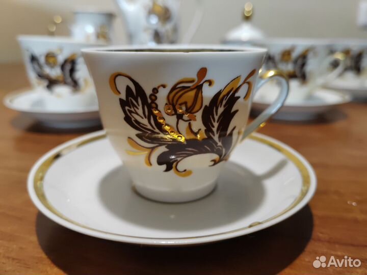 Сервиз кофейный Рижского фарфорового завода RPR