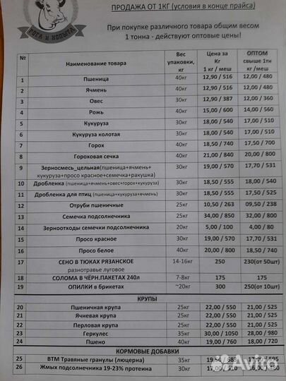 Горох кормовой