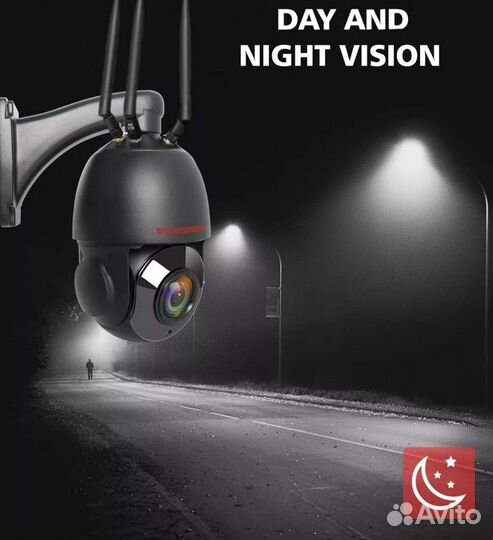 Камера 4G с SIM-картой 5Mp 30 зум 