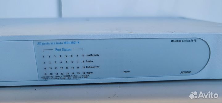 Коммутатор 3com Baseline Switch 2816