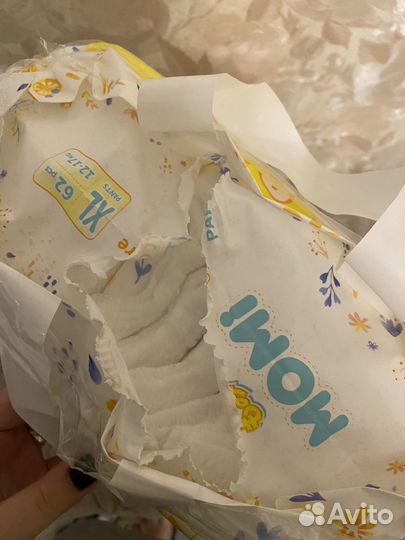 Подгузники трусики momi xl