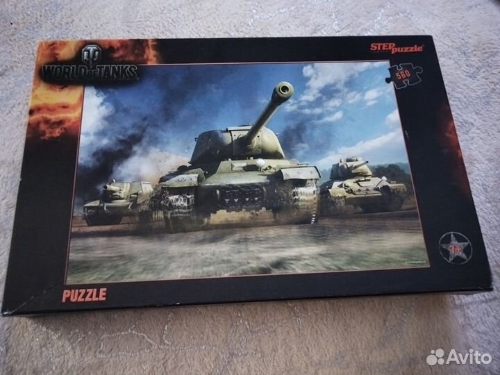 Пазл танка,560 пазлов