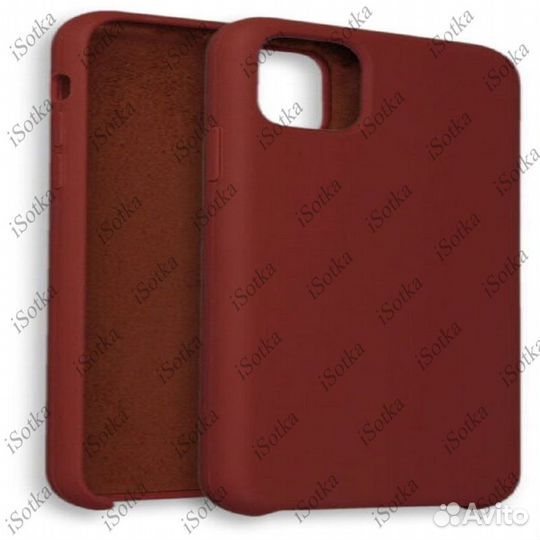 Чехол Apple iPhone 11 Pro Leather Case (коричневый)